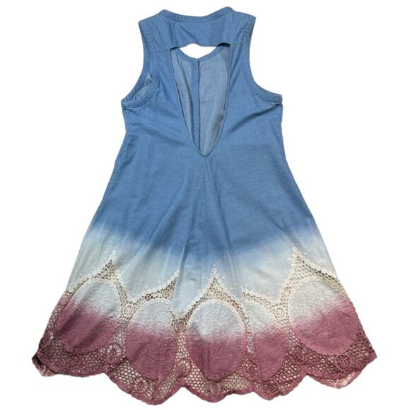 Aratta Blue and Pink Dress | Size S - Picture 2 of 6